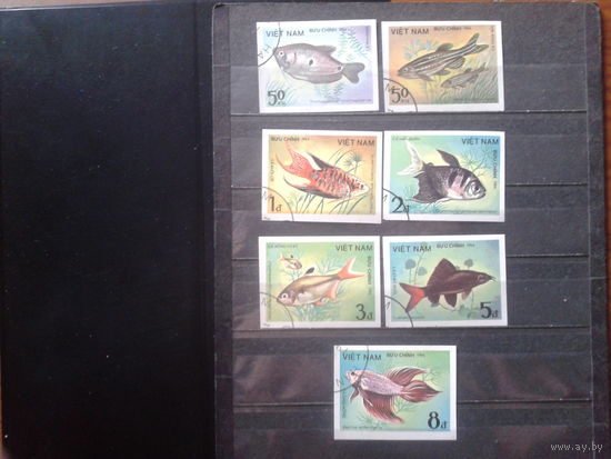 Вьетнам 1984 Аквариумные рыбки Полная серия без перф.