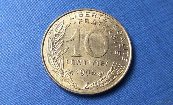 10 сантимов 1995. Франция.