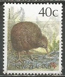 Новая Зеландия. Птицы. Киви. 1988г. Mi#1051.