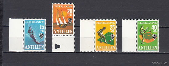 Спорт. Нидерландские Антиллы. 1978. 4 марки. Michel N 355-358 (2,1 е).