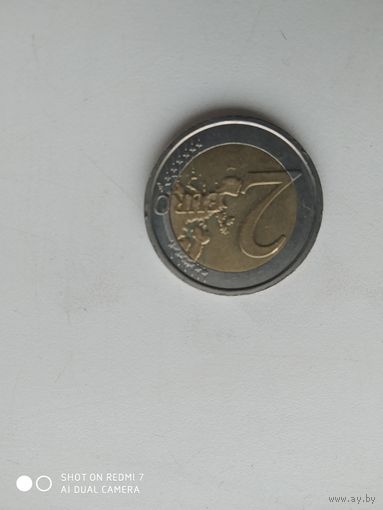 2 евро Италия, 2015 год из обращения