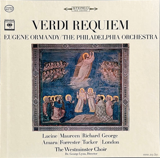 Verdi, Requiem, Eugene Ormandy, The Philadelphia Orchestra, 2LP BOX SET, 1964