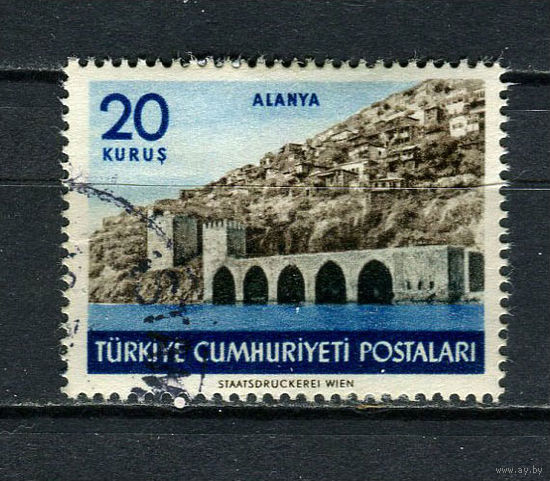 Турция - 1955 - Туризм. Аланья 20К - [Mi.1456] - 1 марка. Гашеная.  (LOT EJ7)-T10P2