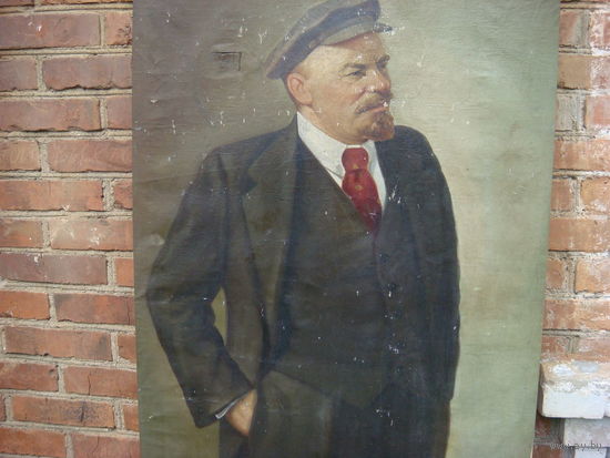 Картина  Ленин масло холст