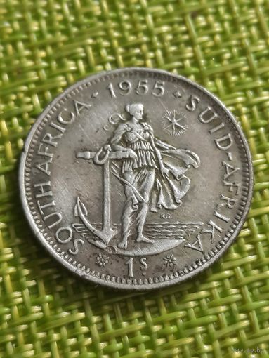 Южная Африка 1 шиллинг 1955 г