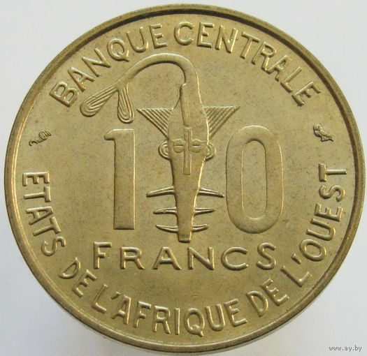 1к Западная Африка 10 франков 1971 ТОРГ уместен  распродажа коллекции