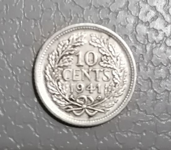 10 центов 1941 г. Кюрасао