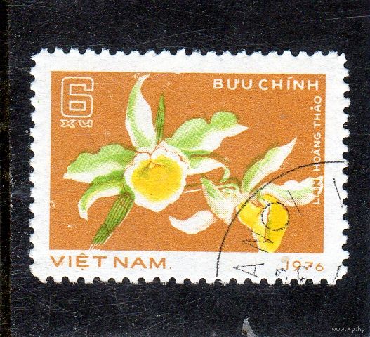 Вьетнам.Ми-А917. Орхидеи (Lan Hoang Thao Orchid) Серия: Орхидеи.1977.