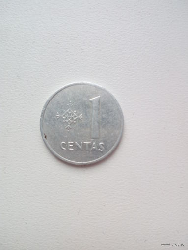 1 цент 1991 Литва алюминий