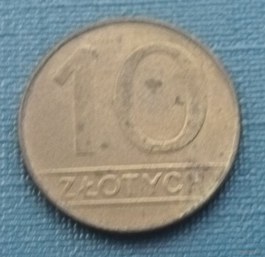 Польша 10 злотых, 1989-1990