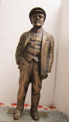 Скульптура Ленин, литая. Медь или бронза.