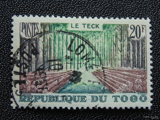Того 1959. Выпуски 1957 года с надписью "Республика Того"