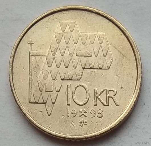 Норвегия 10 крон 1998 г.