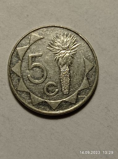 Намибия 5 центов 1993 года .