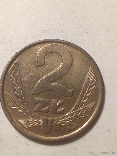 2 злотый Польша 1988