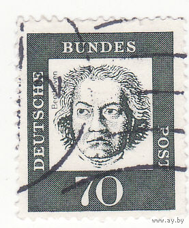 Людвиг ван Бетховен (1770-1827), композитор 1961 год