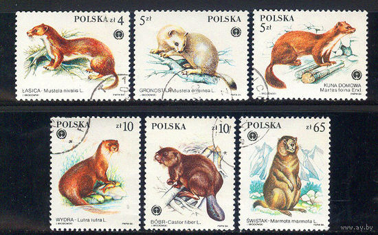 1984 Польша. Охраняемые животные