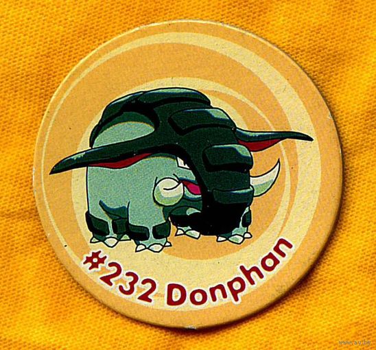 Фишка Donphan 232 - 260 Pokemon Caps 3.