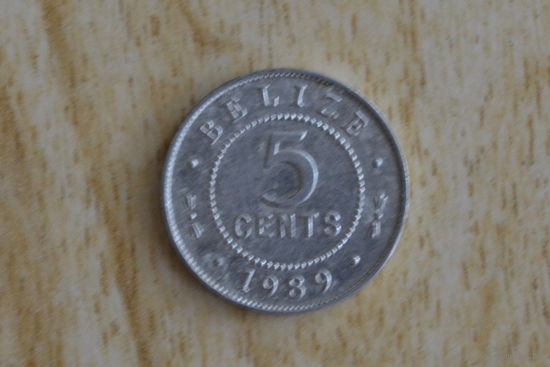 Белиз 5 центов 1989