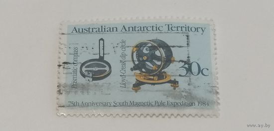 Австралийские антарктические территории. 1984. 75 лет экспедиции на Магнитном полюсе