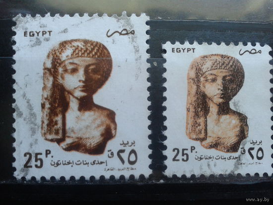 Египет, 1993/1994, Стандарт, бюст дочери фараона Аменхатепа