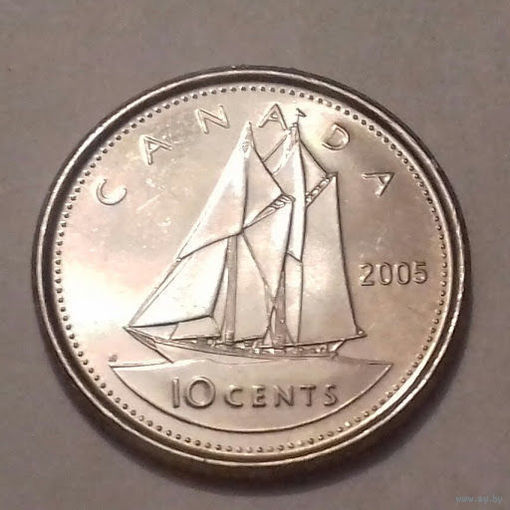 10 центов, Канада 2005 P, АU