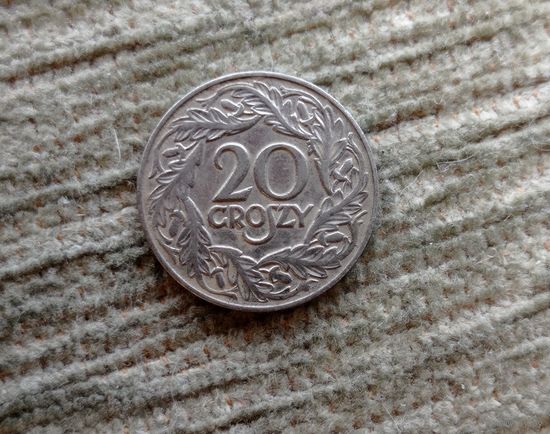 Werty71 Польша 20 грошей 1923