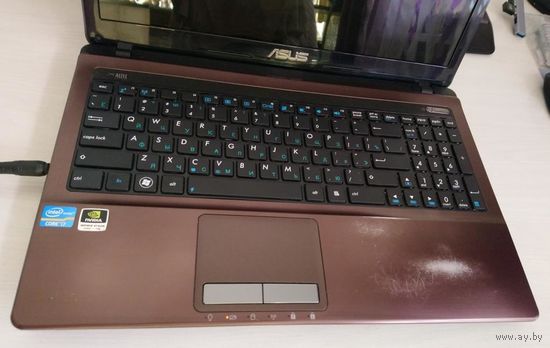 Ноутбук Asus X53S (K53SV) I7-2670QM, ОЗУ 6Gb DDR3, HDD 500Gb, GeForce GT540M - 1Gb