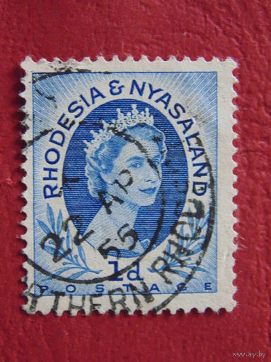 Родезия Ньясаленд. Королева Елизавета II. 1954 г.