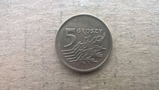Польша 5 грошей, 1992г. (U-бцу)