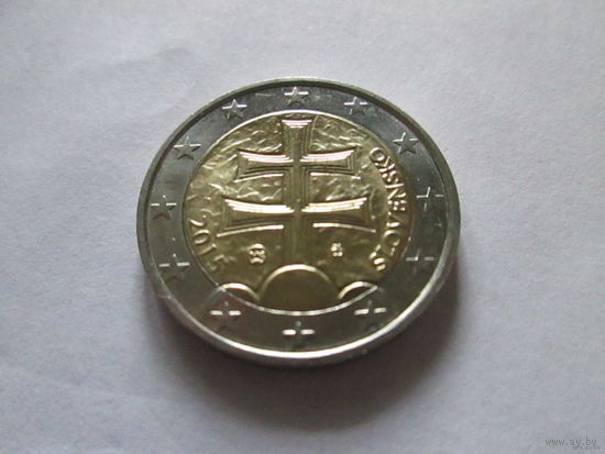 2 евро, Словакия 2015 г., AU