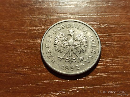 Польша 1 злотый 1992