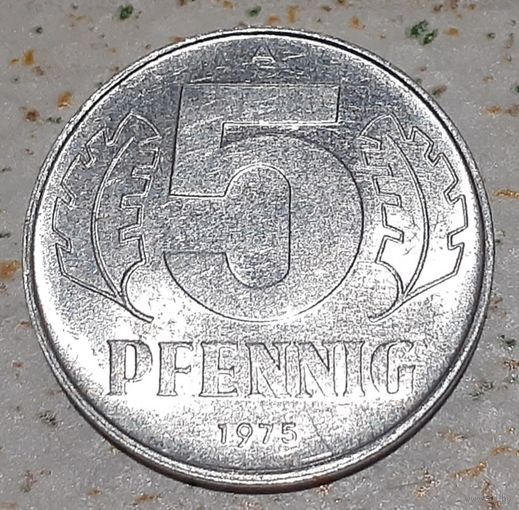 Германия - ГДР 5 пфеннигов, 1975 (15-4-16)