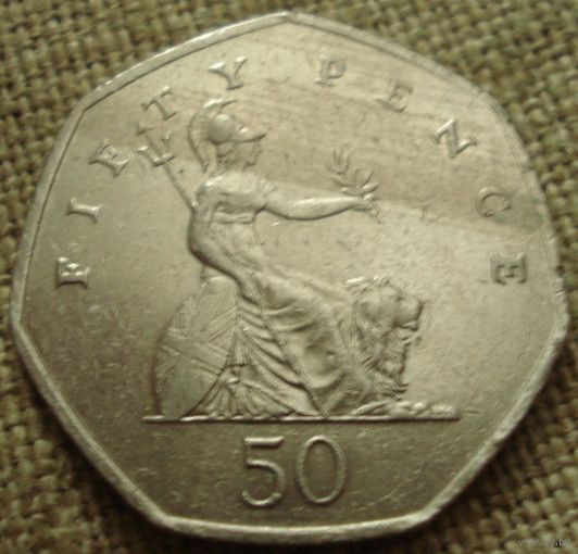 50 пенсов 2005 Британия