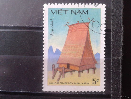 Вьетнам 1986 Хижина, концевая Михель-0,9 евро гаш