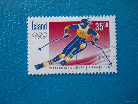 Исландия. 1998 г. Мi-883. Олимпийские игры. Нагано.