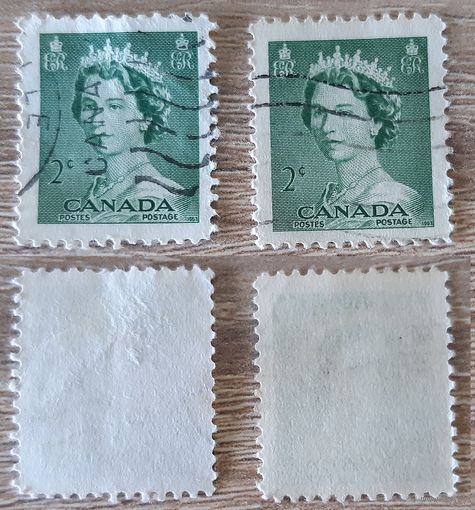 Канада 1953 Королева Елизавета II. 2С.