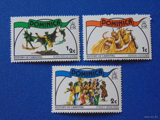 Доминика 1978 г. Карнавал.