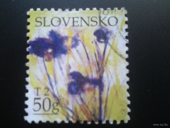 Словакия 2007 стандарт цветы
