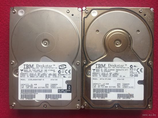 Винчестеры жесткие диски IBM