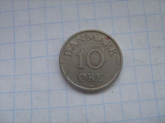 Дания 10 эре 1948г.km841.1