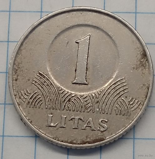Литва 1 лит 1999г. km111
