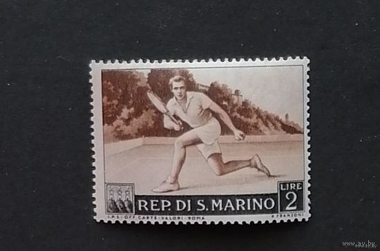 Сан-Марино 1953/ Спорт. Большой теннис