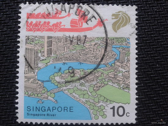 Сингапур, 1987. Река Сингапур