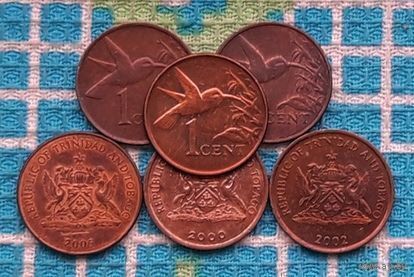 Тринидад и Тобаго 1 цент. Птица. Новогодняя ликвидация!