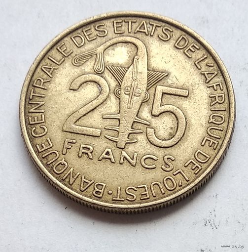 Западная Африка 25 франков, 1980 1-13-17
