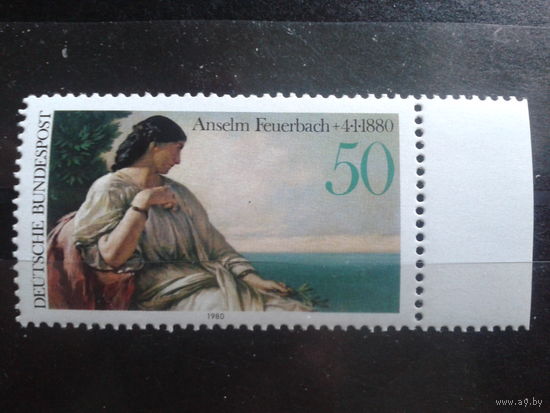 ФРГ 1980 живопись А. Фейербаха Михель-1,4 евро