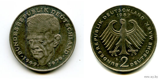 Германия 2 марки 1987