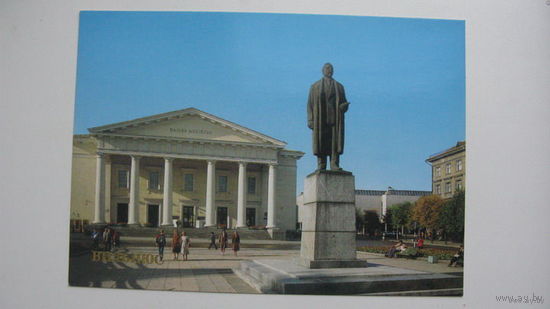 Вильнюс памятник Ленину 1984 г