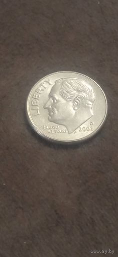 США 10 центов 2002г. D